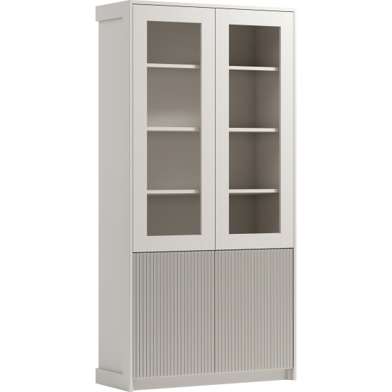 Witryna z frezowanym frontem Kaszmir CASHMERE Podstawowe