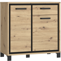 Komoda z szufladą i 2 szafkami TDHK222-C773 TRONDHEIM Podstawowe