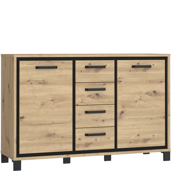 Komoda 140 cm TDHK233-C773 TRONDHEIM Podstawowe