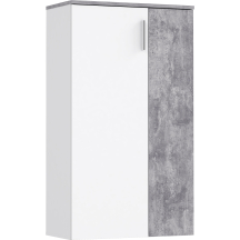 Szafka na buty wysoka NET106 Biały / Beton Jasnoszary BTS321-C296A Podstawowe