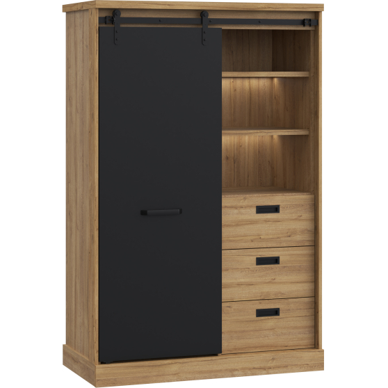 Regał z szafką i szufladami KZMR621LB-M328 KASZIMIRO Podstawowe