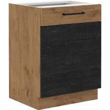 Szafka dolna stojąca 1 drzwi 60 D 1F VIGO DARK Podstawowe