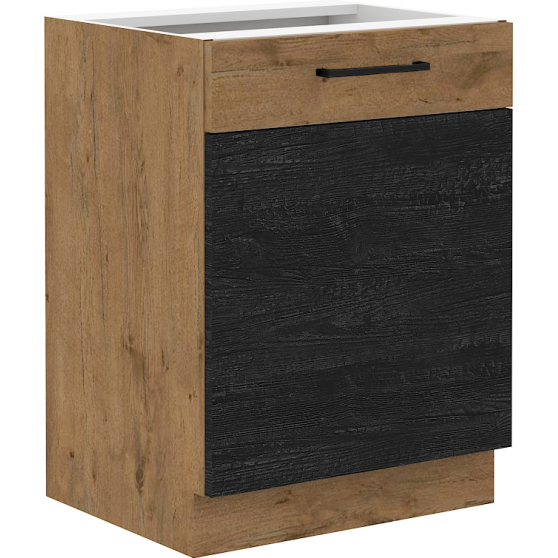 Szafka dolna stojąca 1 drzwi 60 D 1F VIGO DARK Podstawowe