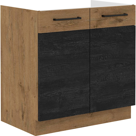 Szafka pod zlewozmywak 2 drzwi 80 ZL 2F VIGO DARK Podstawowe