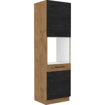Szafka dolna wysoka słupek pod zabudowę piekarnika 60 DP-210 2F VIGO DARK Podstawowe