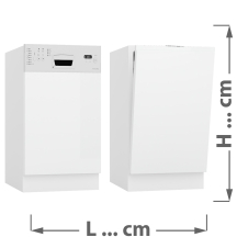 Front do zmywarki FZ ... VELLA Podstawowe