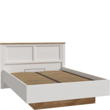 Łóżko 140 x 200 ze stelażem i pojemnikiem BHLL3142-M482 CHISBURY Podstawowe