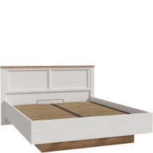 Łóżko 160 x 200 ze stelażem i pojemnikiem BHLL3162-M482 CHISBURY Podstawowe