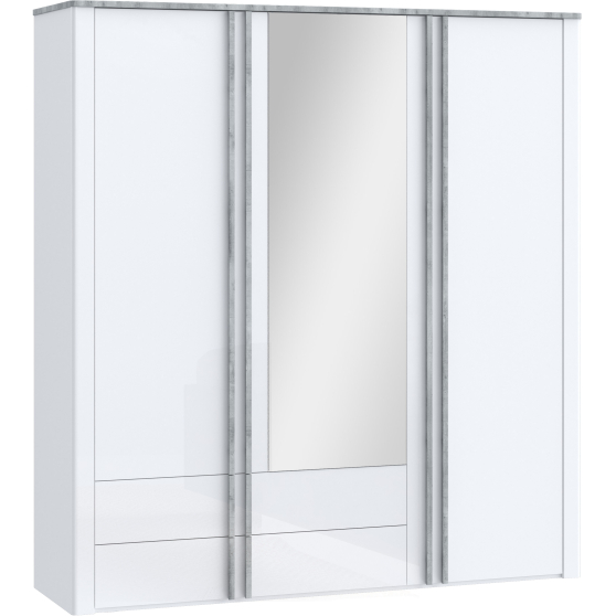 Szafa z lustrem 3-drzwiowa BGVS937-M783 BUGANVILLA Podstawowe