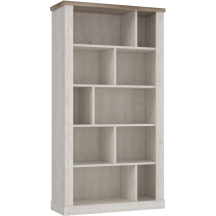 Regał wysoki DURR621-T75 Pinia Biała / Dąb Antyczny DURO Podstawowe