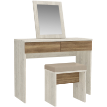 Toaletka zestaw DURT321ST-M296 Pinia Biała / Dąb Antyczny DURO Podstawowe