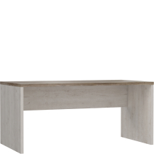 Biurko 160 cm DURB201-T75 Pinia Biała / Dąb Antyczny DURO Podstawowe