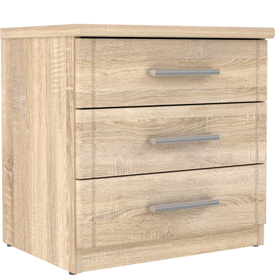 Szafka nocna 3 szuflady GLRK03-D30 GLORIA Podstawowe