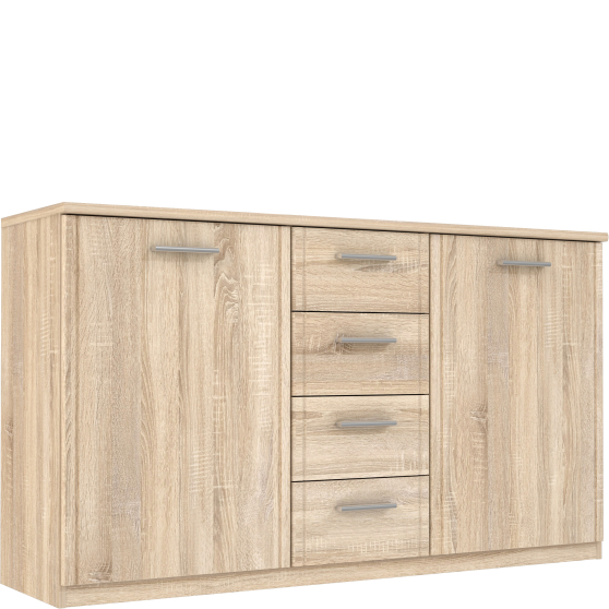 Komoda 4 szuflady 2 szafki GLRK26-D30 GLORIA Podstawowe