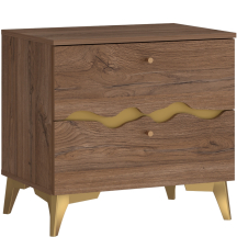 Szafka nocna na nóżkach z szufladami KTQK111-M763 KENYATTA Podstawowe