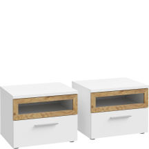 Zestaw dwóch szafek nocnych JCKK011ST-M953 MAYACUS Podstawowe