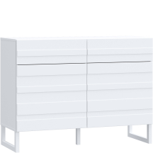 Komoda 110 cm Biała BQTK222-M731 BRETANIA Podstawowe