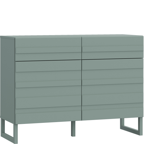 Komoda 110 cm Szałwia BQTK222-U59 BRETANIA Podstawowe