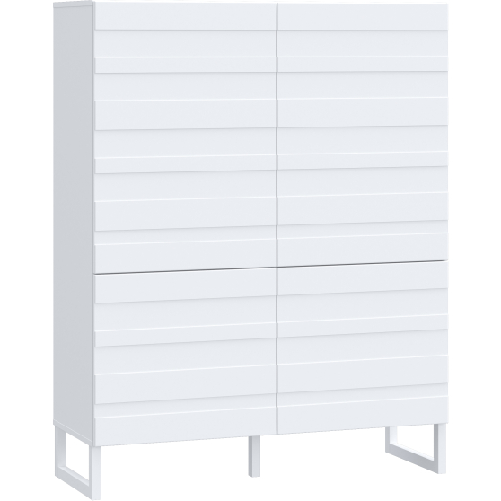 Komoda wysoka Biała BQTK422-M731 BRETANIA Podstawowe