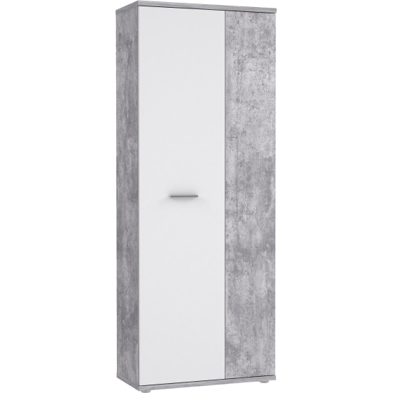Szafa na buty NET106 Beton Jasnoszary / Biały MS151-C251 Podstawowe
