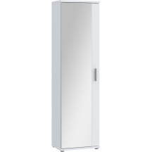 Szafa na buty z lustrem NET106 Biały MS162-120 Podstawowe