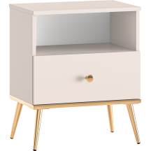 Szafka nocna z szufladą kaszmir SELGIN Podstawowe