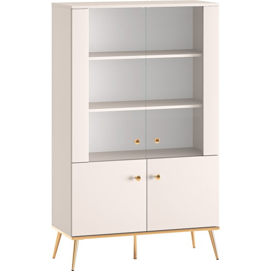 Przeszklony kredens kaszmir SELGIN Podstawowe