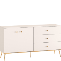 Duża kaszmirowa komoda z szufladami SELGIN Podstawowe