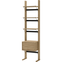 Wąski regał z szufladą OL-02 OLLIE Podstawowe