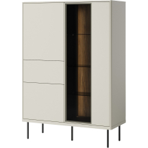 Nowoczesny kredens do salonu z oświetleniem EP-02 EPIRO Podstawowe