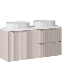 Szafka łazienkowa wisząca z umywalką 120 cm NOVA CASHMERE Podstawowe