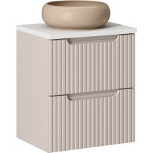 Szafka łazienkowa wisząca z umywalką 50 cm NOVA CASHMERE Podstawowe