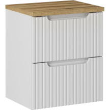 Zestaw szafek łazienkowych z blatem 50 cm NOVA WHITE Podstawowe