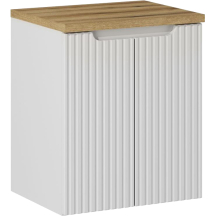 Zestaw szafek łazienkowych z blatem 50 cm NOVA WHITE Podstawowe