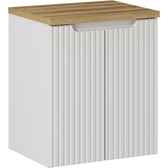 Zestaw szafek łazienkowych z blatem 50 cm NOVA WHITE Podstawowe