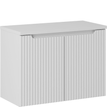 Zestaw szafek łazienkowych z blatem 80 cm NOVA WHITE Podstawowe