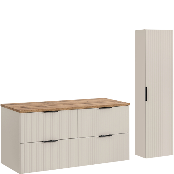 Zestaw mebli do łazienki 120 cm SET-ADC B WOTAN HC ADEL CASHMERE Podstawowe