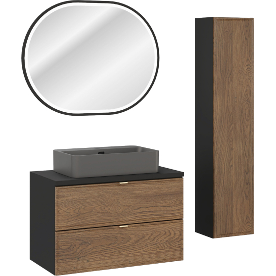 Zestaw mebli do łazienki 80 cm SET-TC DG HC TALIA CASELLA Podstawowe