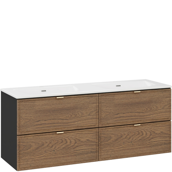 Szafka łazienkowa wisząca z umywalką 120 cm TALIA CASELLA Podstawowe