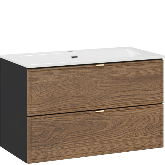 Szafka łazienkowa wisząca z umywalką 80 cm TALIA CASELLA Podstawowe