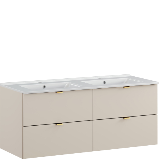 Szafka łazienkowa wisząca z umywalką 120 cm DALIA CASHMERE Podstawowe