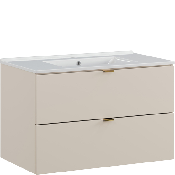 Szafka łazienkowa wisząca z umywalką 80 cm DALIA CASHMERE Podstawowe