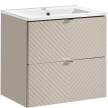 Szafka łazienkowa wisząca z umywalką 60 cm DALIA CASHMERE Podstawowe