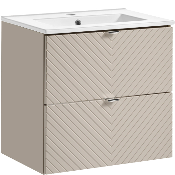 Szafka łazienkowa wisząca z umywalką 60 cm DALIA CASHMERE Podstawowe