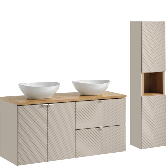 Zestaw mebli do łazienki SET-VIC D/S 120 cm VIVA CASHMERE Podstawowe