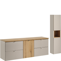 Zestaw mebli do łazienki SET-VIC S 160 cm HC VIVA CASHMERE Podstawowe