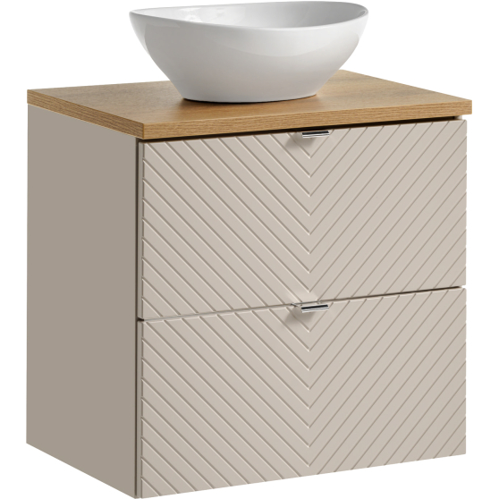 Szafka łazienkowa wisząca z umywalką 60 cm DALIA CASHMERE Podstawowe