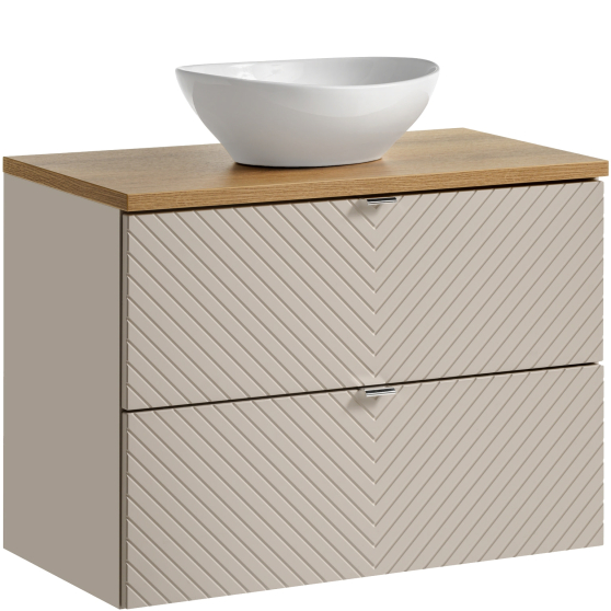 Szafka łazienkowa wisząca z umywalką 80 cm DALIA CASHMERE Podstawowe