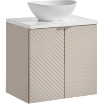 Szafka łazienkowa wisząca z umywalką 60 cm DALIA CASHMERE Podstawowe