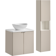 Zestaw mebli do łazienki SET-VIC D 60 cm WH HC VIVA CASHMERE Podstawowe